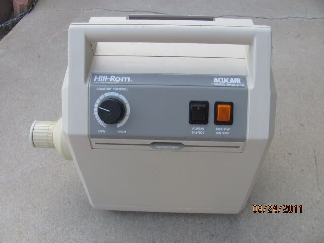 HILL ROM ACUAIR AIR FLOW SYSTEM PUMP FOR HOSPITAL BED MATTRESS FREE 