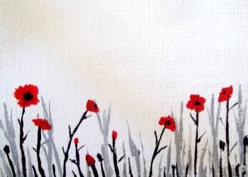 POLLY FORD ACEO PRINT POPPIES POPPIES  