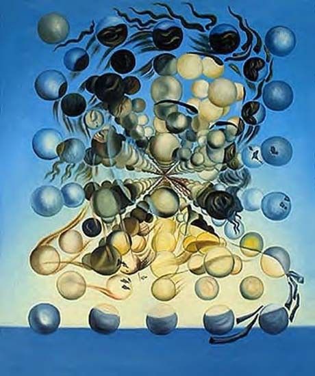 Galatea of the Spheres 1952 Repro Art Oil Salvador Dali  