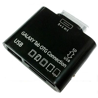   GALAXY TAB 10.1 P7500 P7510 USB Card Reader KIT OTG HOST Black  