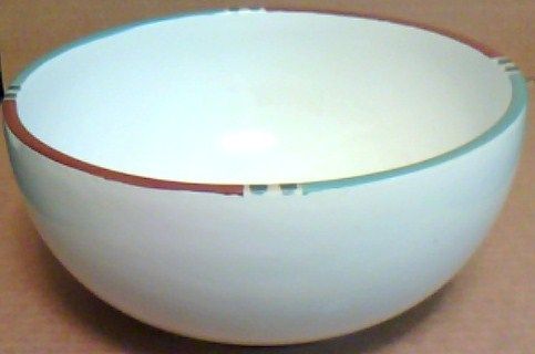 Dansk White Sand Mesa Large Mixing Bowl Porcelain Made in Portugal 