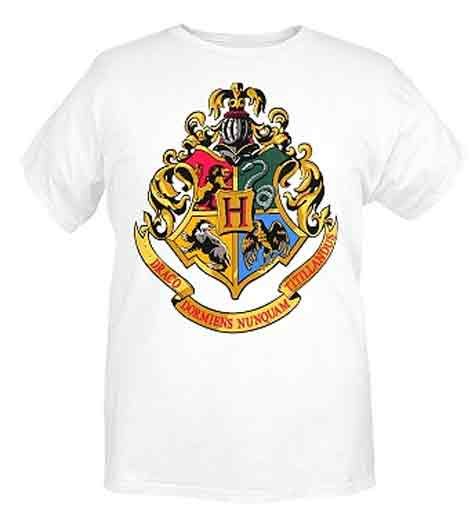 Harry Potter Hogwarts Crest Gryffindor Lion T Shirt NWT  