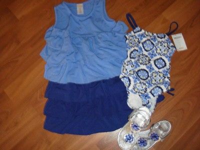   GYMBOREE Greek Isle Style Outfits Dress Sandals Swim LOT 4 4T  