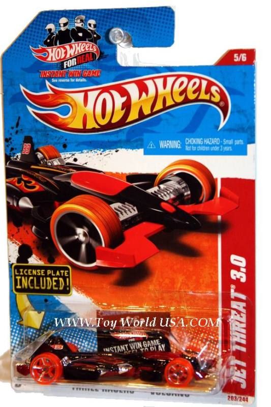 2011 Hot Wheels Thrill Racers Volcano #203 Jet Threat 3.0  