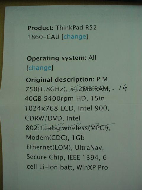 IBM ThinkPad R52 Great PC Laptop Nice  