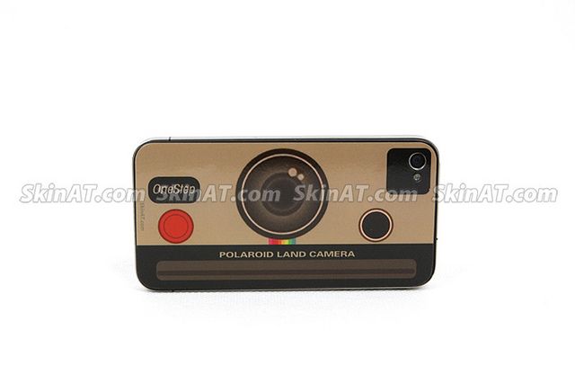 Polaroid land Camera iPhone 4 Skin Sticker Decal vinyl  