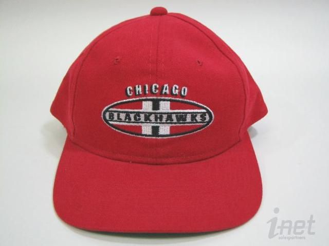 Vntg Chicago Blackhawks Sports Specialties Snapback Hat  