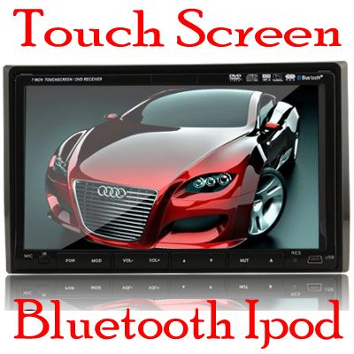 2012 hot 7touch screen double din car dvd stereo DVD PLAYER USA 