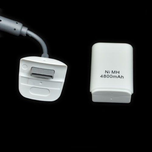   4800mAh Rechargeable Battery Pack with Rechargeable Cable for XBOX 360